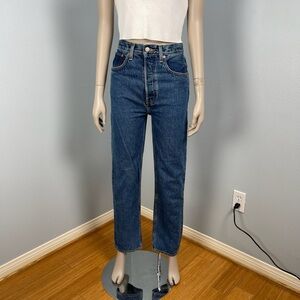 Etica Women's Straight Leg Jeans - Blue size 24